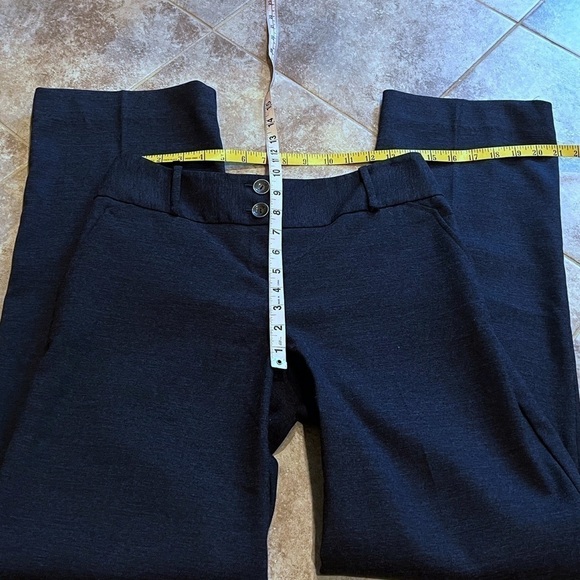 The Limited Cassidy fit bootcut mid rise dark blue trousers dress pants 4 - Picture 6 of 10